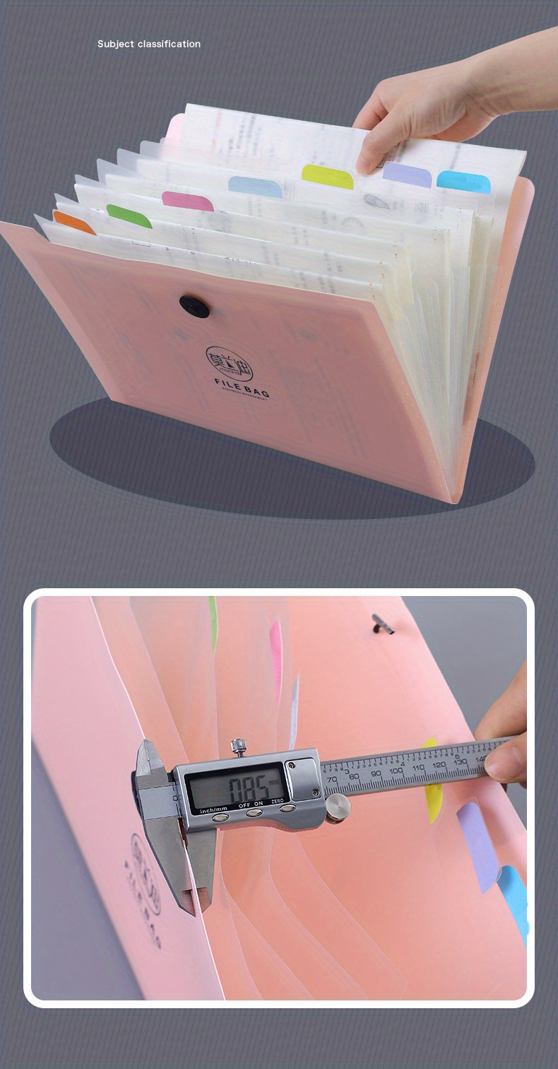 A4 Multi layer Document Storage Bag Perfect Storing Invoices Temu