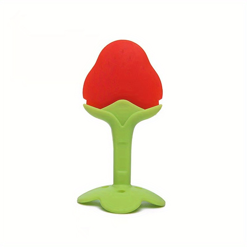 Soft Fruit Teether Silicone Soothing Teething Toy