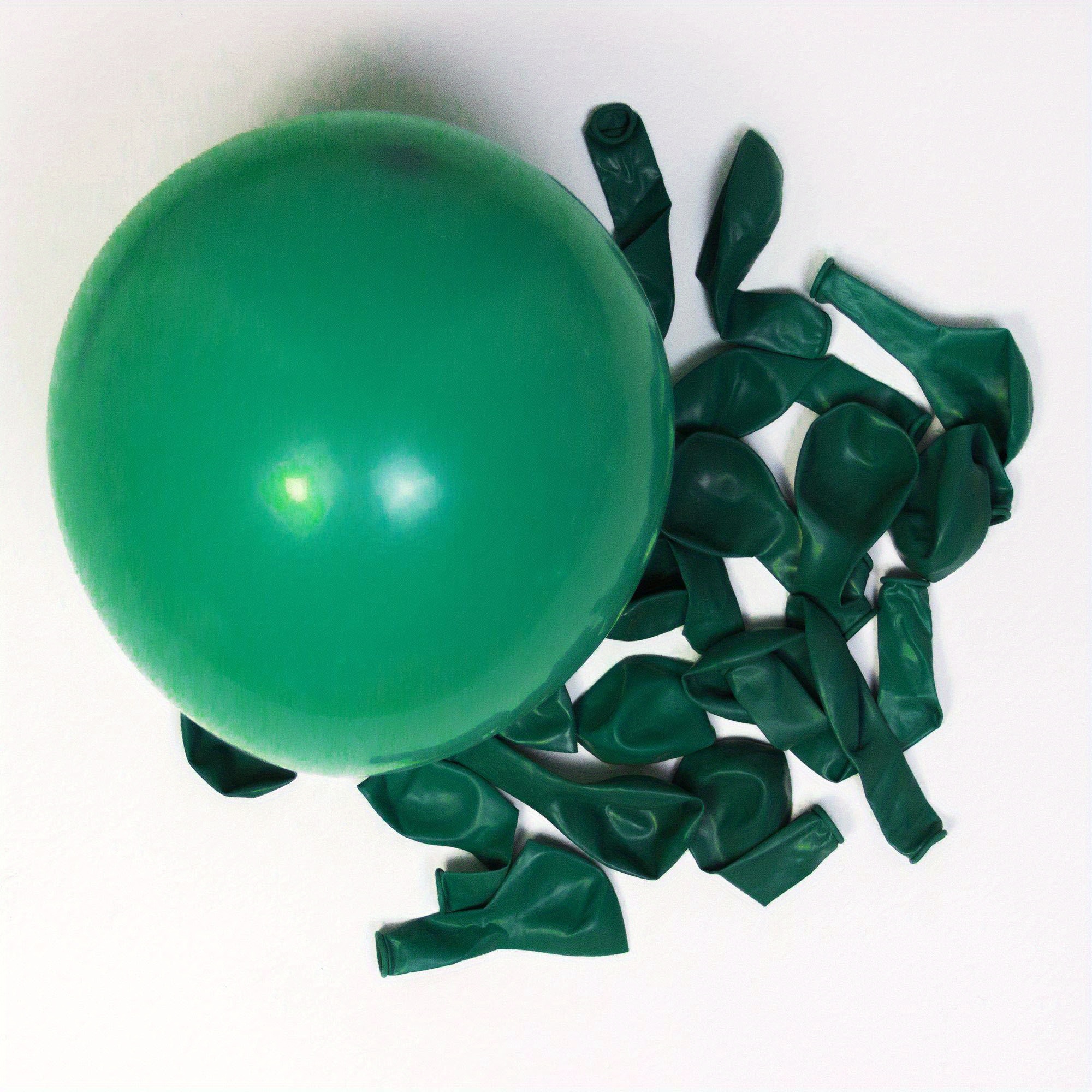 Kit de guirnalda de globos verdes y dorados, 132 globos verde oscuro, globo  dorado metálico y globo de Mylar dorado 4D para cumpleaños, despedida de