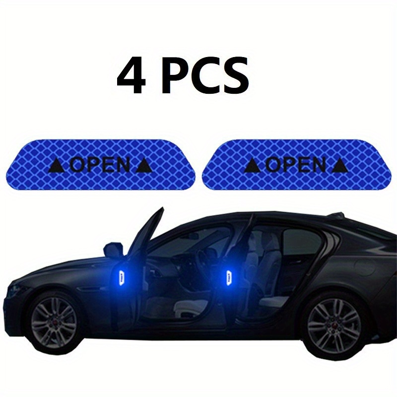 Boost Car's Safety Visibility Reflective Stickers! - Temu