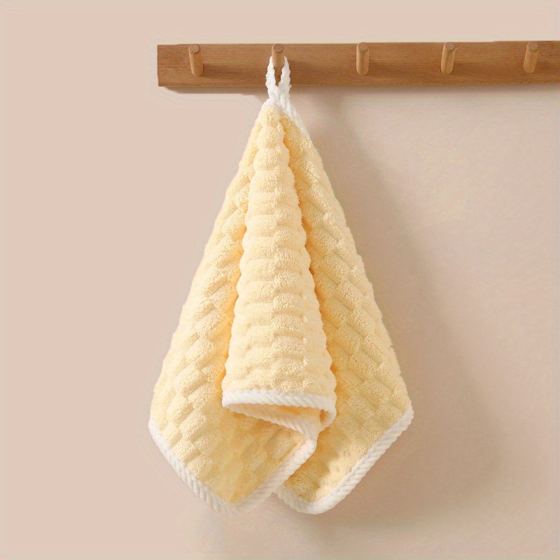 Dream Lifestyle Hanging Hand Towels, Coral Fleece Hand Dry Towels