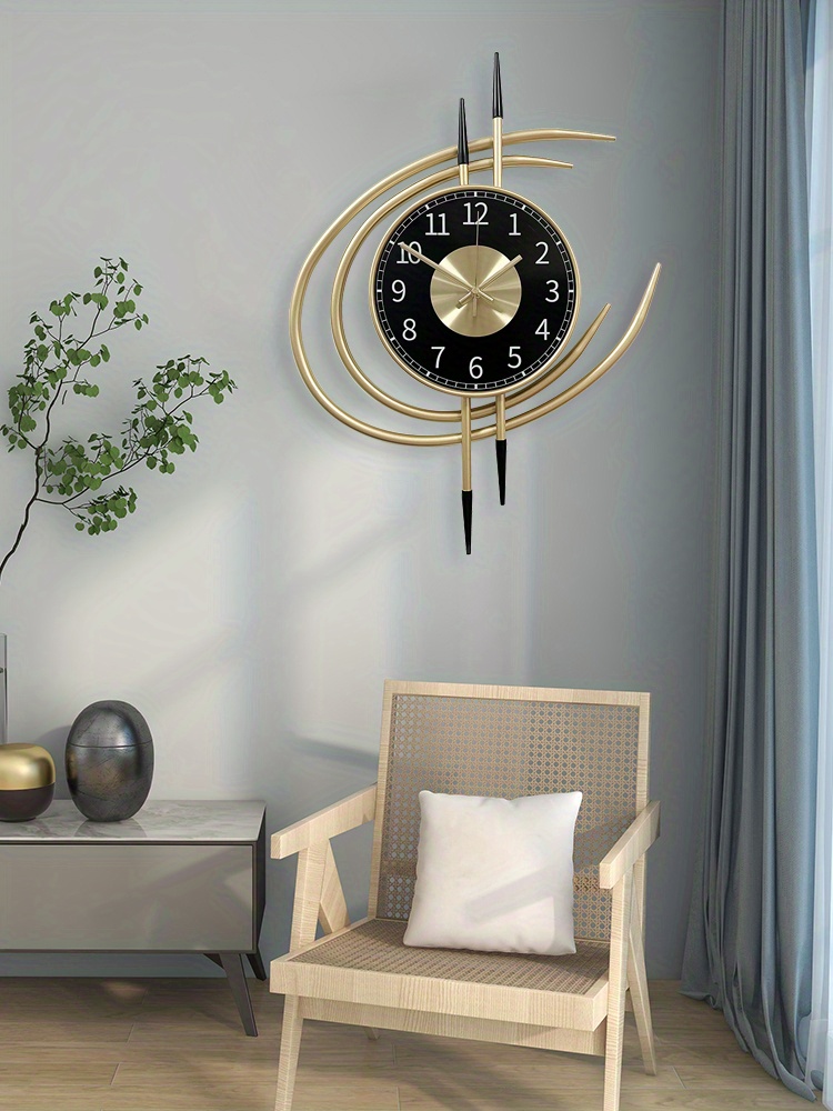 1pc Minimalist Wall Mounted Silent Clock Personalized And Fashionable ...