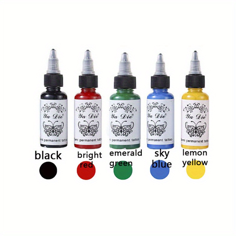 Tattoo Color 14 Color Set With Multi Color Options Tattoo - Temu