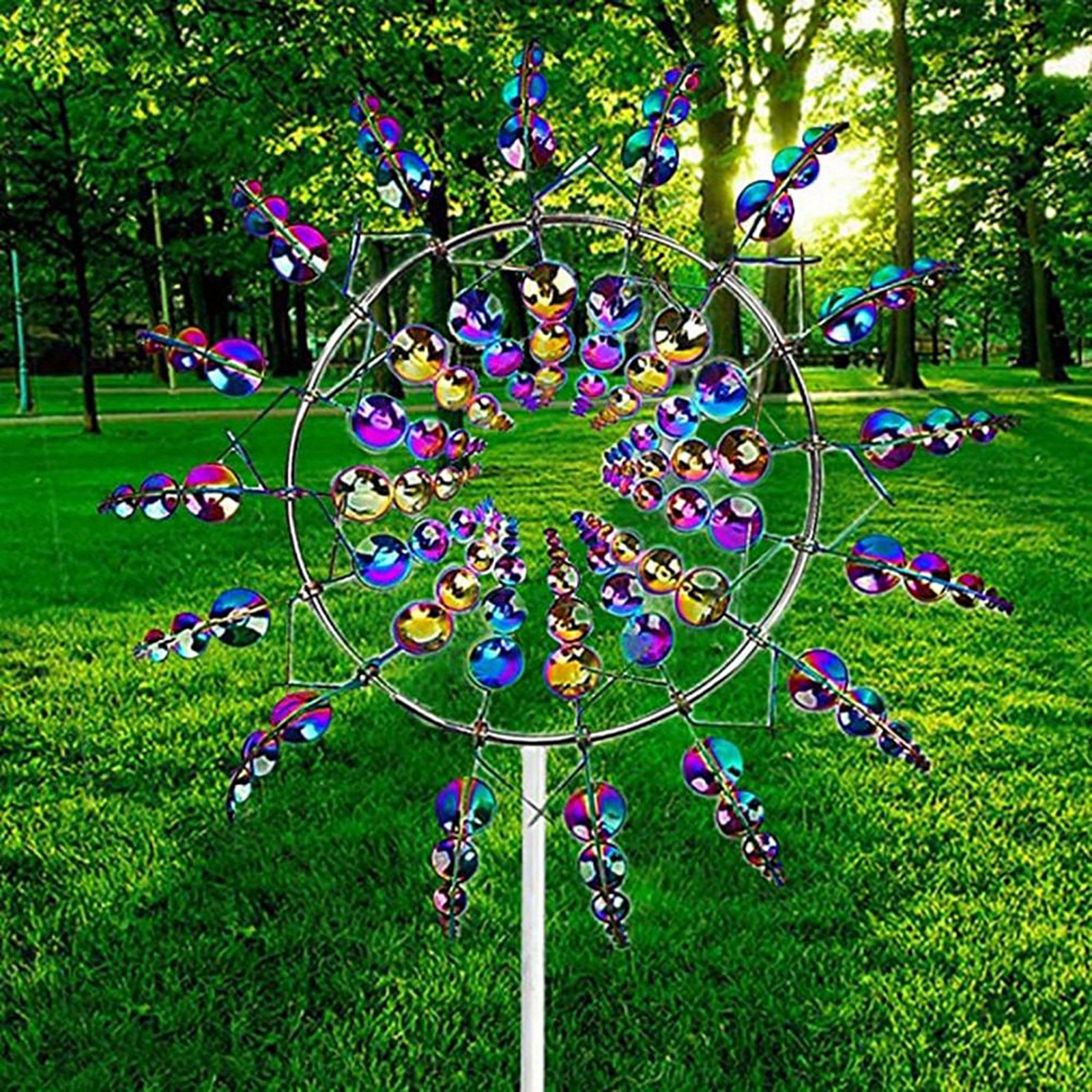 Magical Windmill Metal Wind Spinner Outdoor Kinetic Wind - Temu Canada