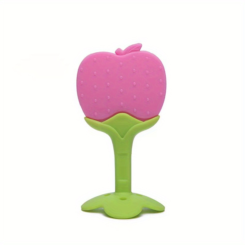 Soft Fruit Teether Silicone Soothing Teething Toy