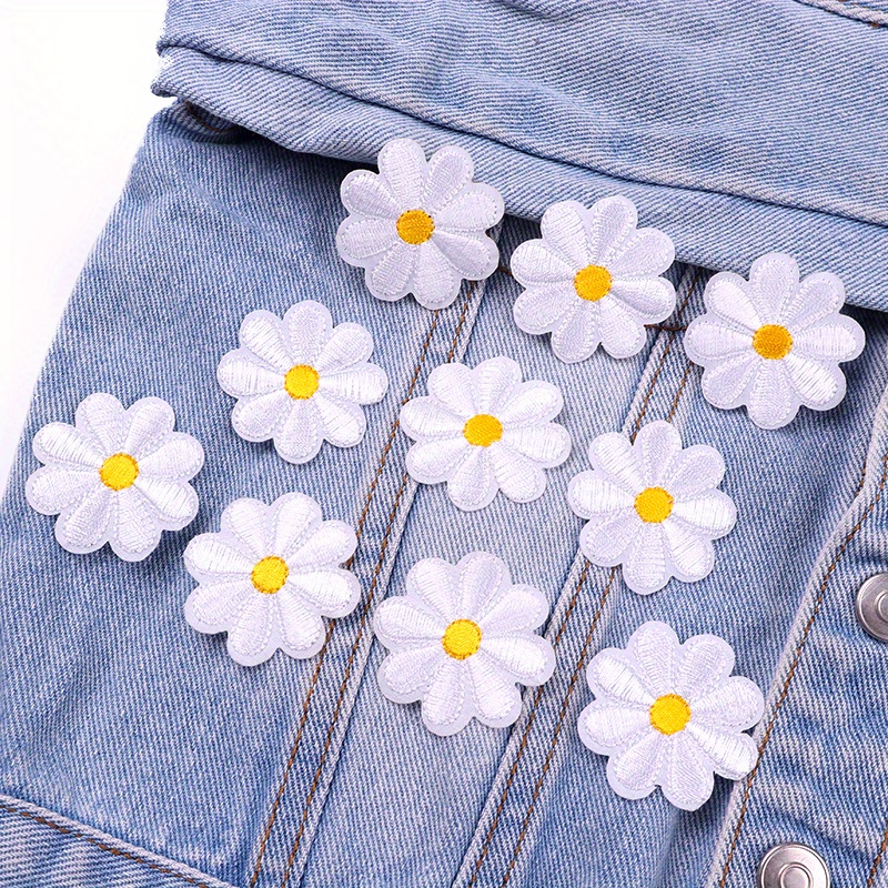 Daisy Iron On Patches, Mini Flowers for Sewing, DIY Crafts (18 Colors, 36  Pieces), PACK - Kroger