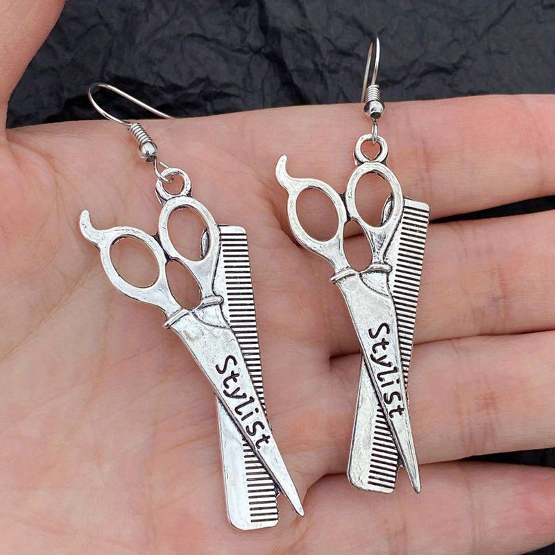 Scissors earrings deals