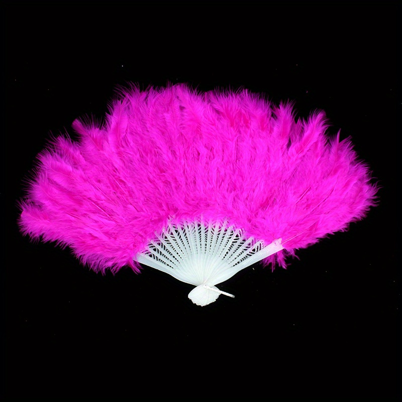 9pcs Mardi Gras Ostrich Feathers, 14-16in/35-40cm Colorful Purple