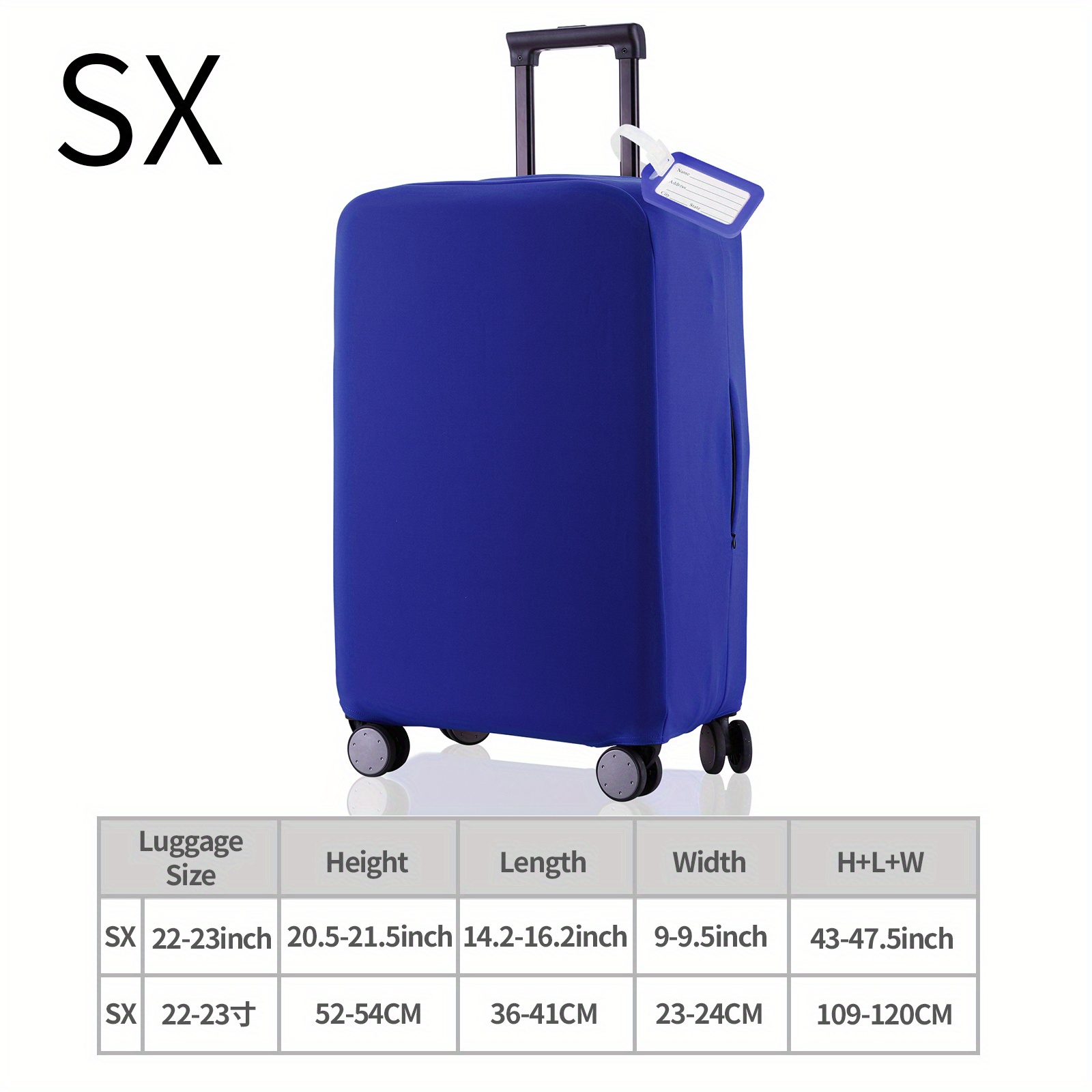 Buy ORKA Travel Solid Spandex Luggage Cover-Small,Medium,Large(20-22,  26-28, 28-30 inch) pack of 3 Grey Online at Best Prices in India - JioMart.