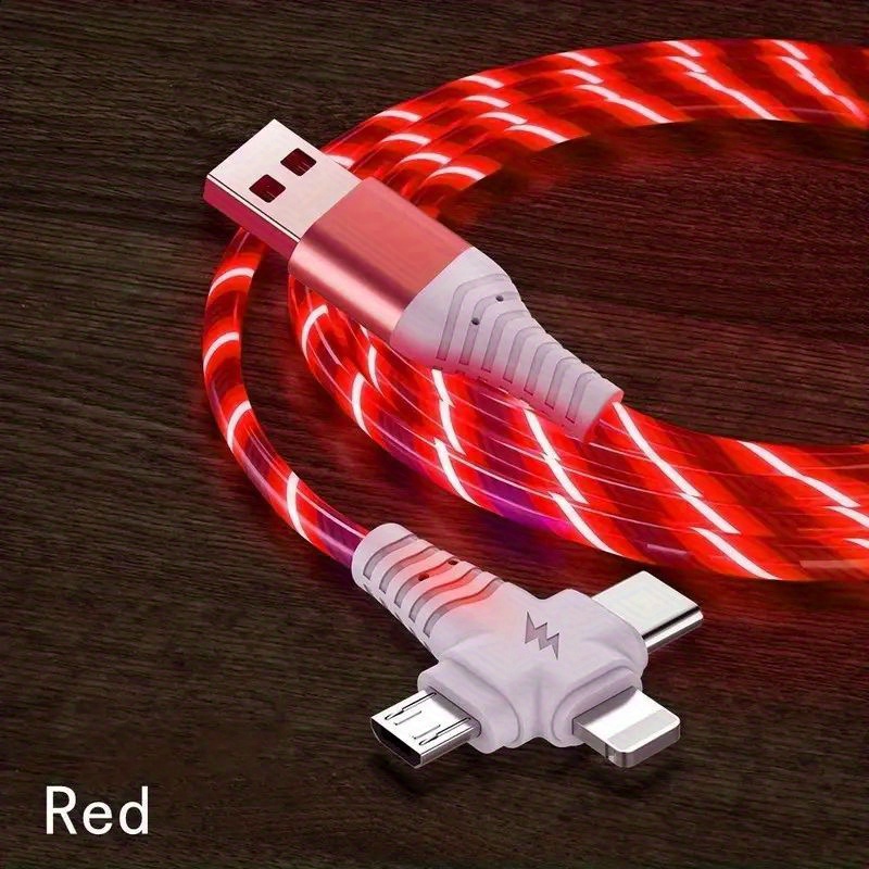 SOOPII 4ft USB C Cable Fast Charge, Nylon Braided Type-C Cable with LED  Display for lPad Air/lPad Pro, MacBook 、, Galaxy - AliExpress