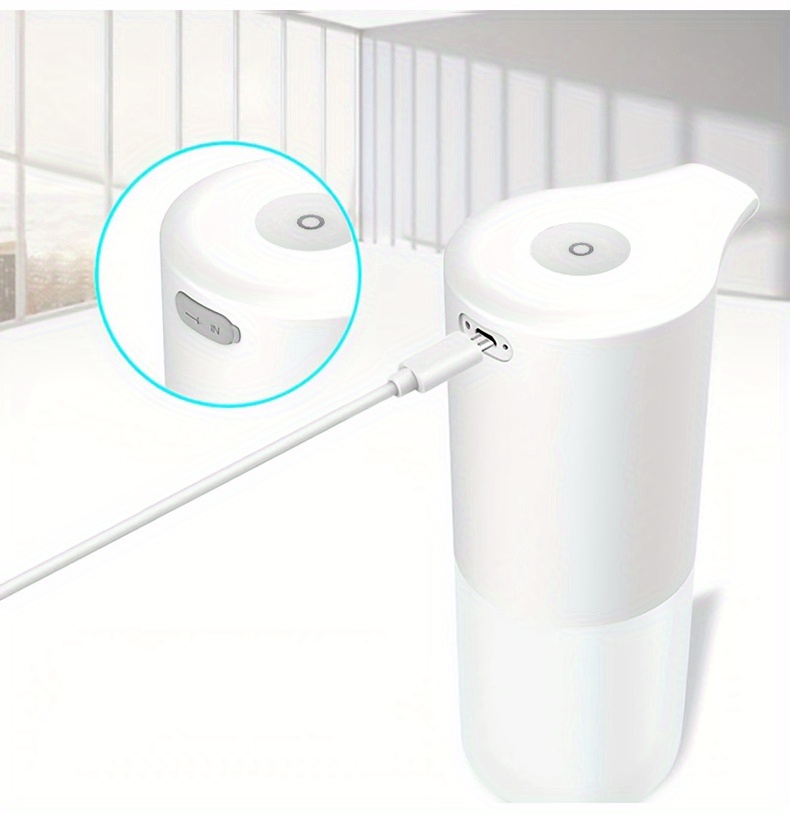 Speensun - Dispensador automático de jabón espumoso, dispensador automático  de jabón, cable de carga USB de 15.2 fl oz, manos libres, sensor