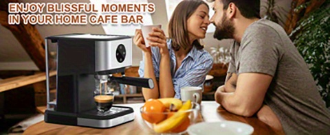 Iagreea Italian Espresso Machine With Milk Foaming Function - Temu