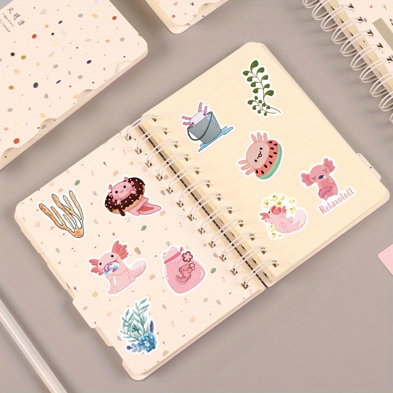 Axolotl Printable Functional Stickers – Stationery Wonderland