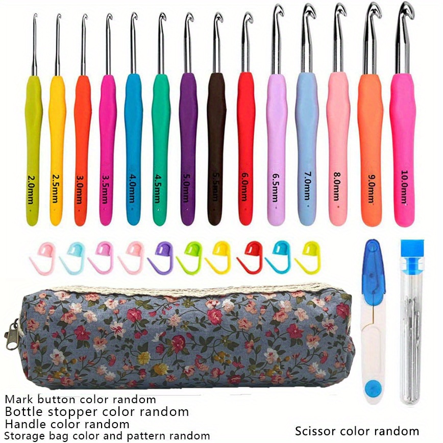 Crochet Needles Set Crochet Hooks Kit With Storage Case - Temu Germany