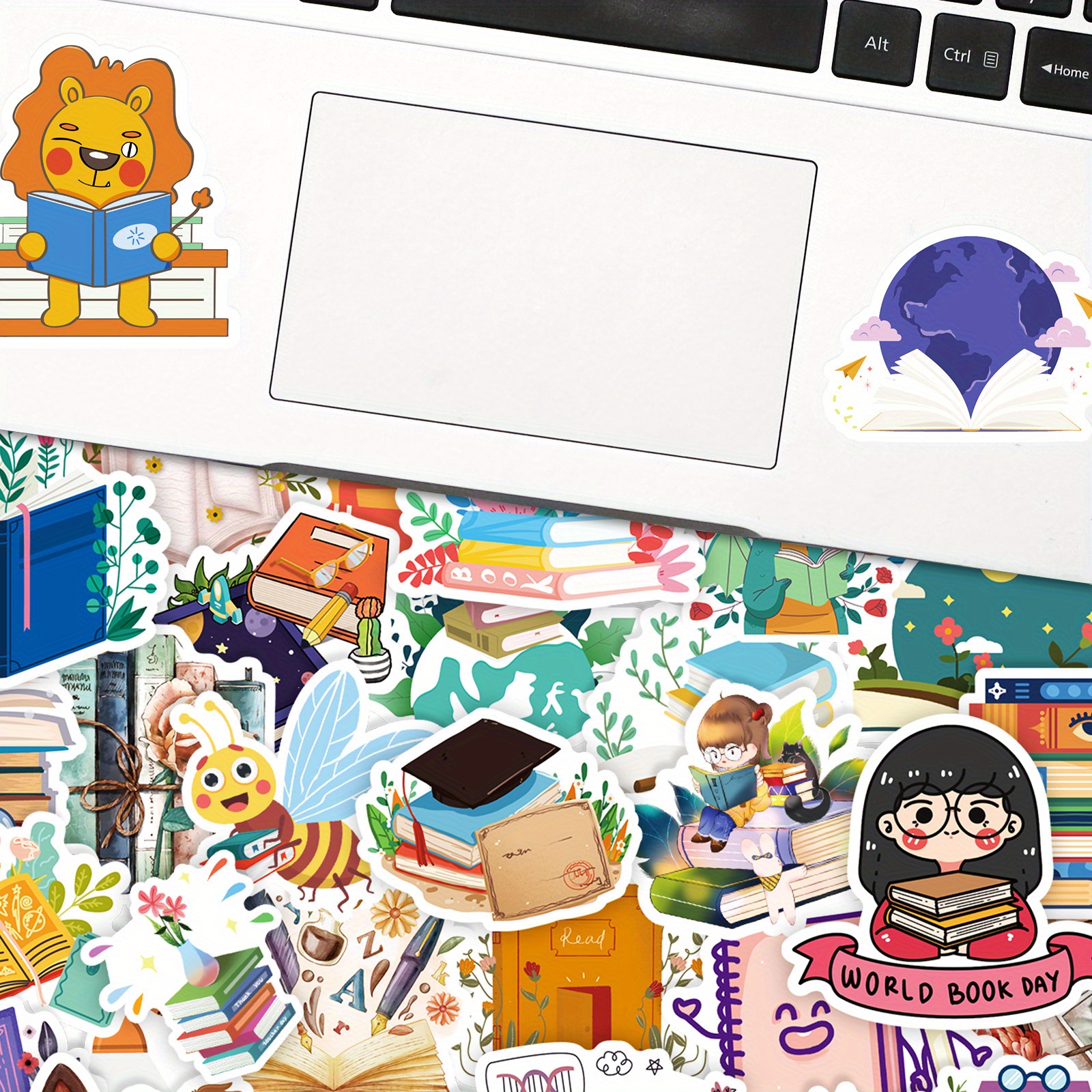 Book Stickers Pack For Water Bottle Laptop Book Gifts - Temu