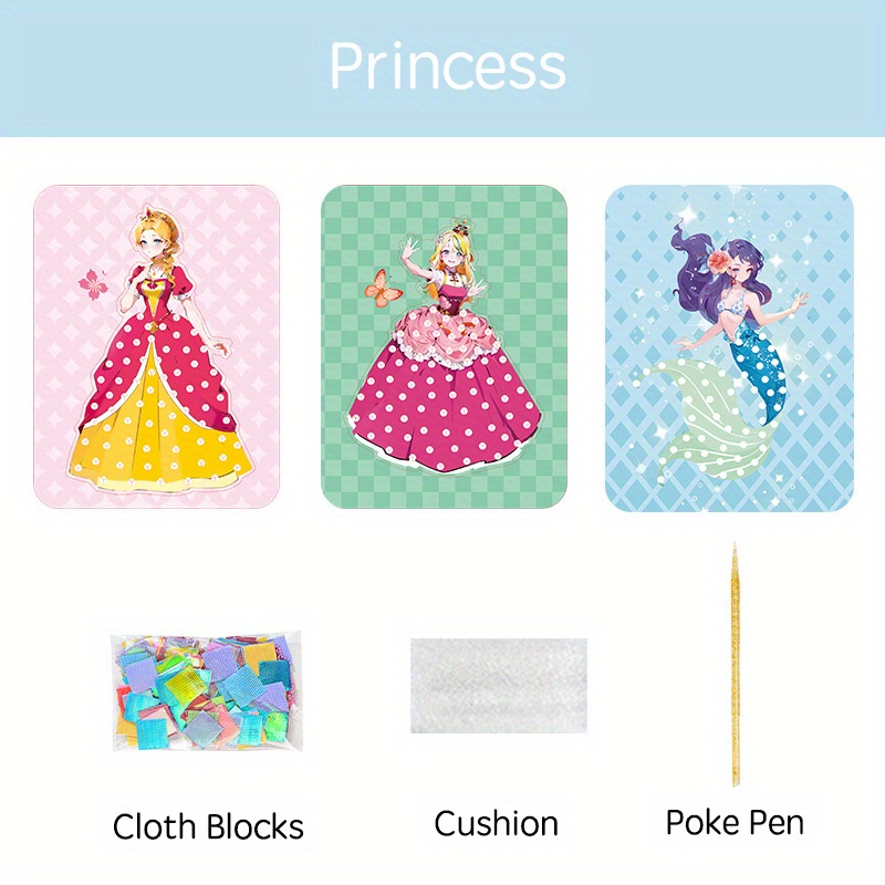 1 Drawing Book Princess Dress up Activity Book With - Temu