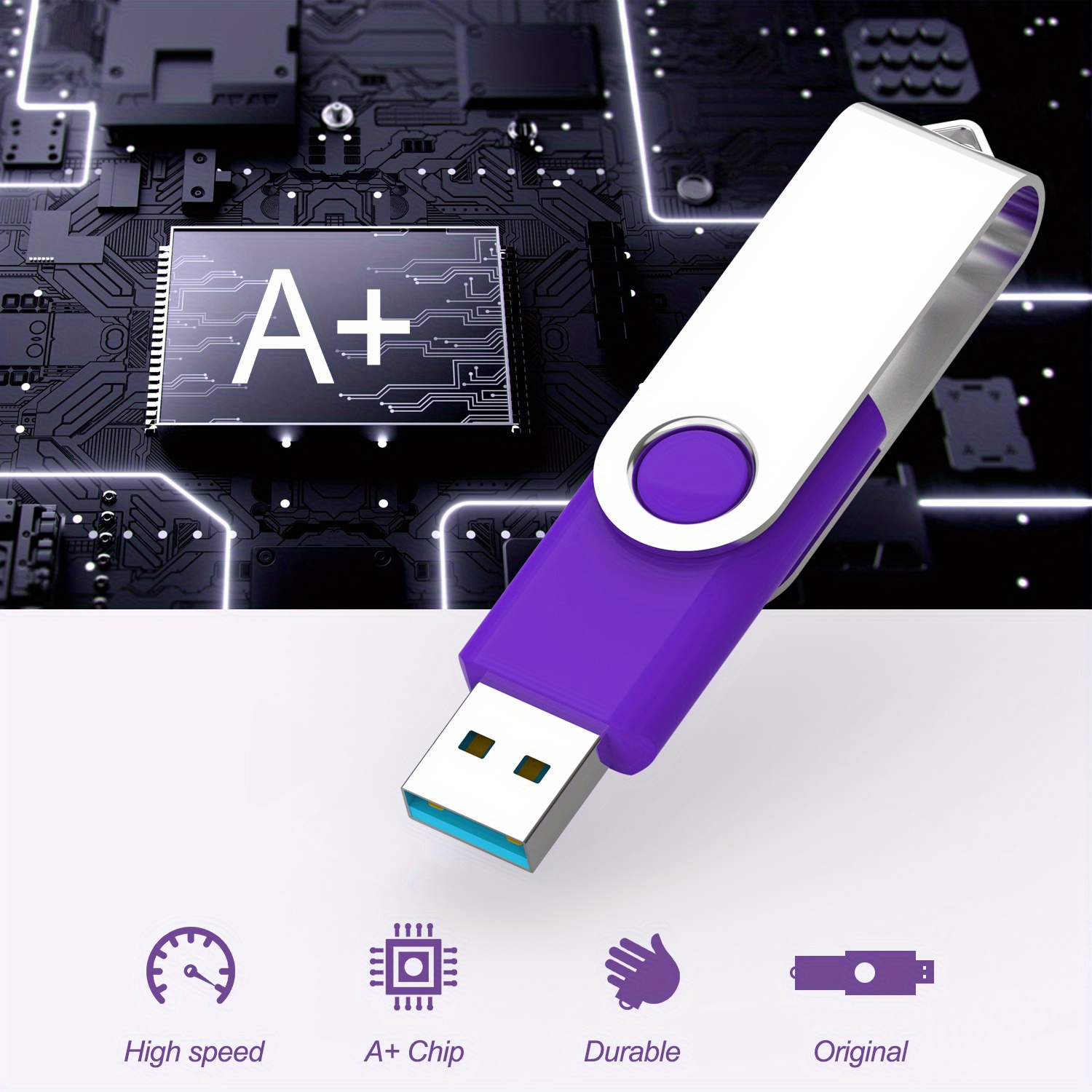 JUANWE5 パック 64GB USB フラッシュドライブ 64 GB フラッシュ