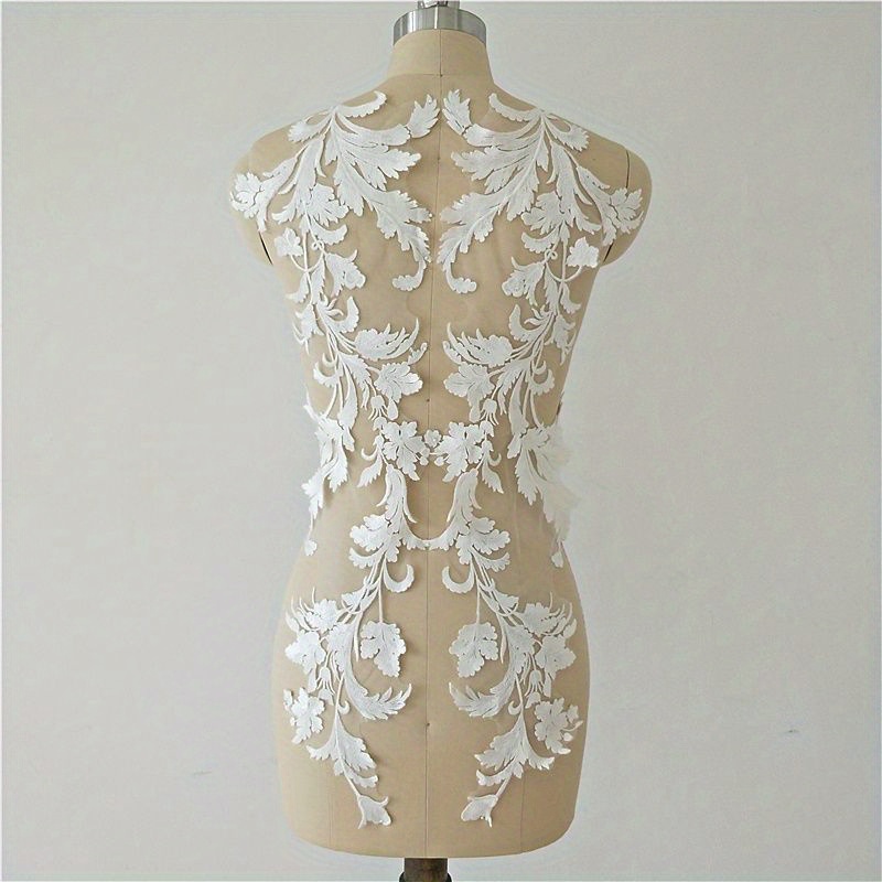 TEMU Elegante vestito da sposa con scollo a rete in e con - bordo in pizzo, maniche a volant e - per abito da sposa , vestiti da sposa per , abito da
