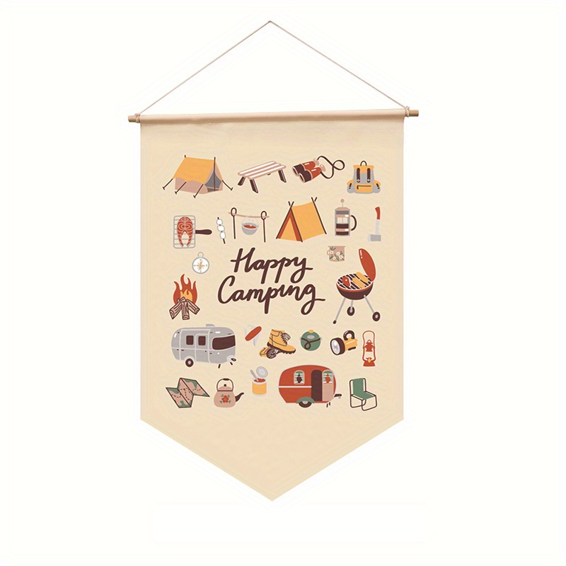 Personalized Camping Garden Flag For Outdoor Yard House Banner