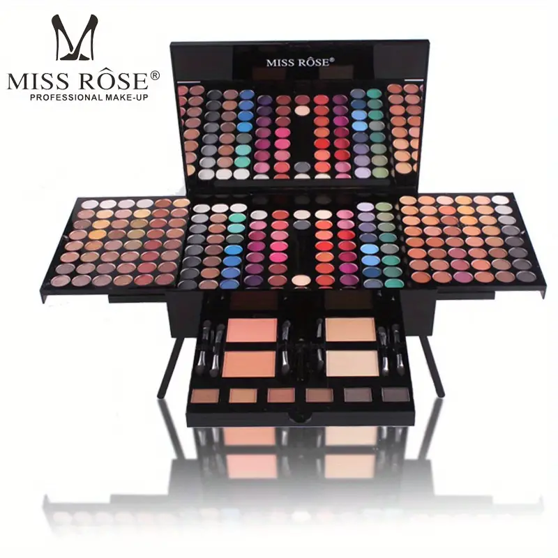 180 colors piano eyeshadow palette set blush contouring makeup palette matte shimmer foundation powder cosmetics set details 14