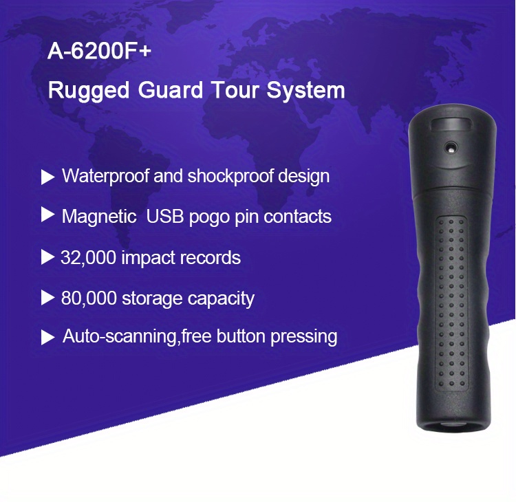 guard tour patrol system with rfid tags ip67 security guard equipment professional guard monitoring attendance system with 4 checkpoint tags and magnetic cable free cloud software details 0