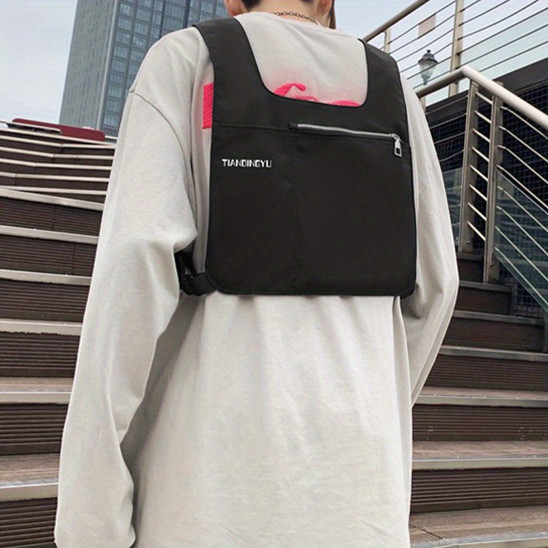 Streetwear Vest Bag Tactical Chest Rig Bags Hip Hop Waist Functional Unisex  Bags