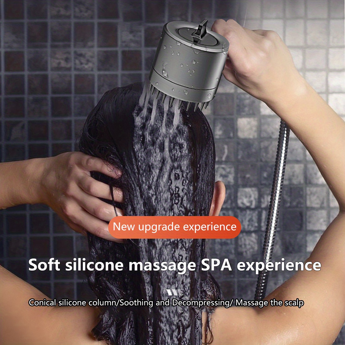 Wearing A Spray Nozzle, Pressurized Shower Head, Shower Handheld Shower Head For Swimming Pool