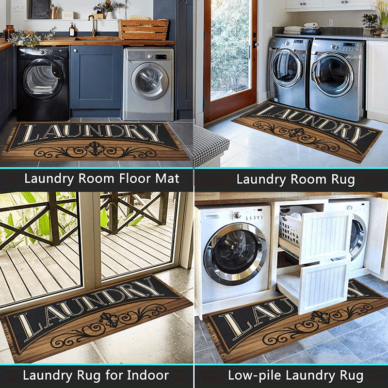 1pc Quick-drying Laundry Floor Mat - Non-slip Mud Room Mat, Super  Absorbent, Machine Washable - Perfect For Kitchen, Bathroom, Hallway And  More