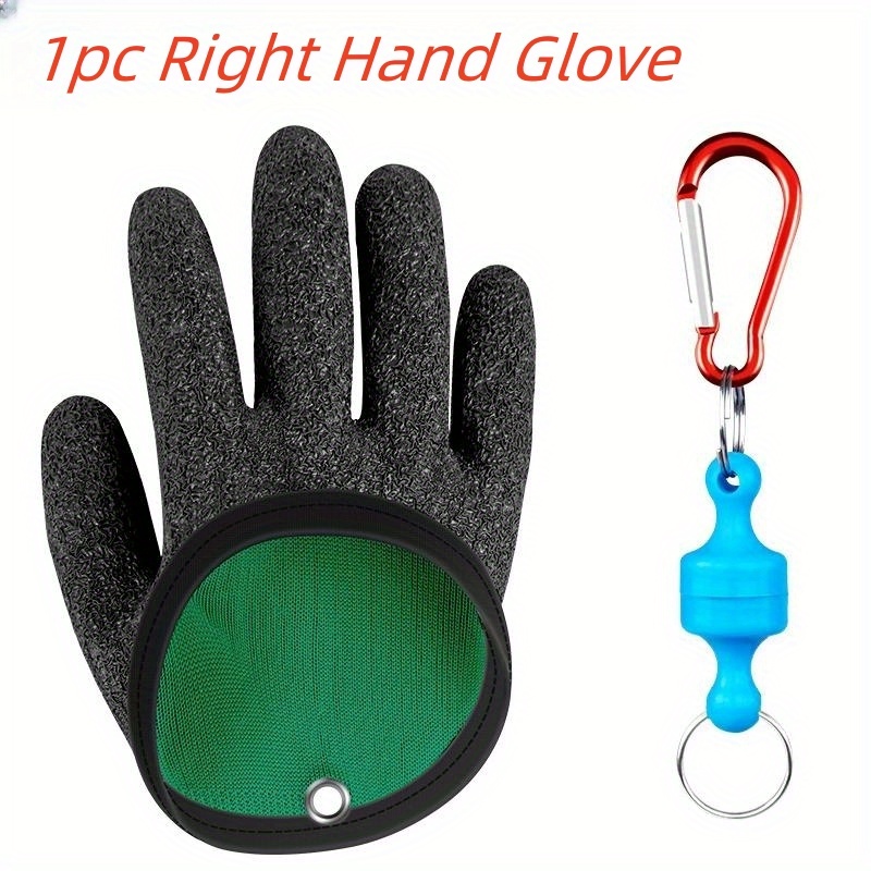1pc Anti-Slip Fishing Gloves With Magnet Hooks - Protects Hands From  Puncture And Scrapes - Ideal For Fish Cleaning - Fishing Set