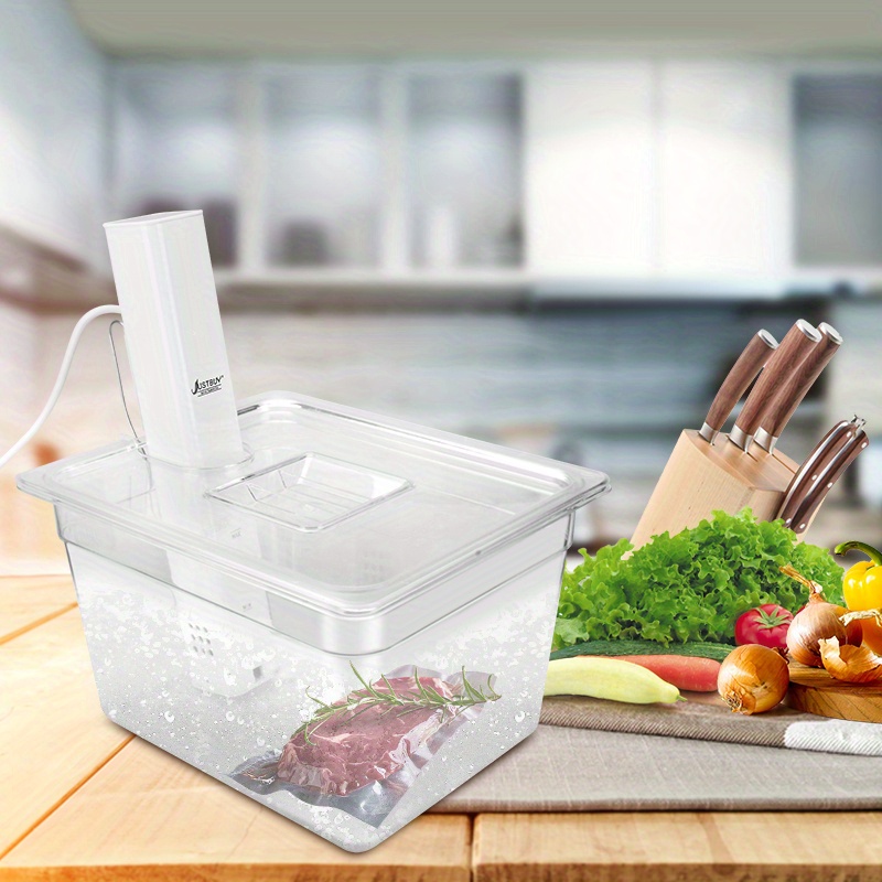 Collapsible Sous Vide Container With Lid - Durable, Food-grade Pc