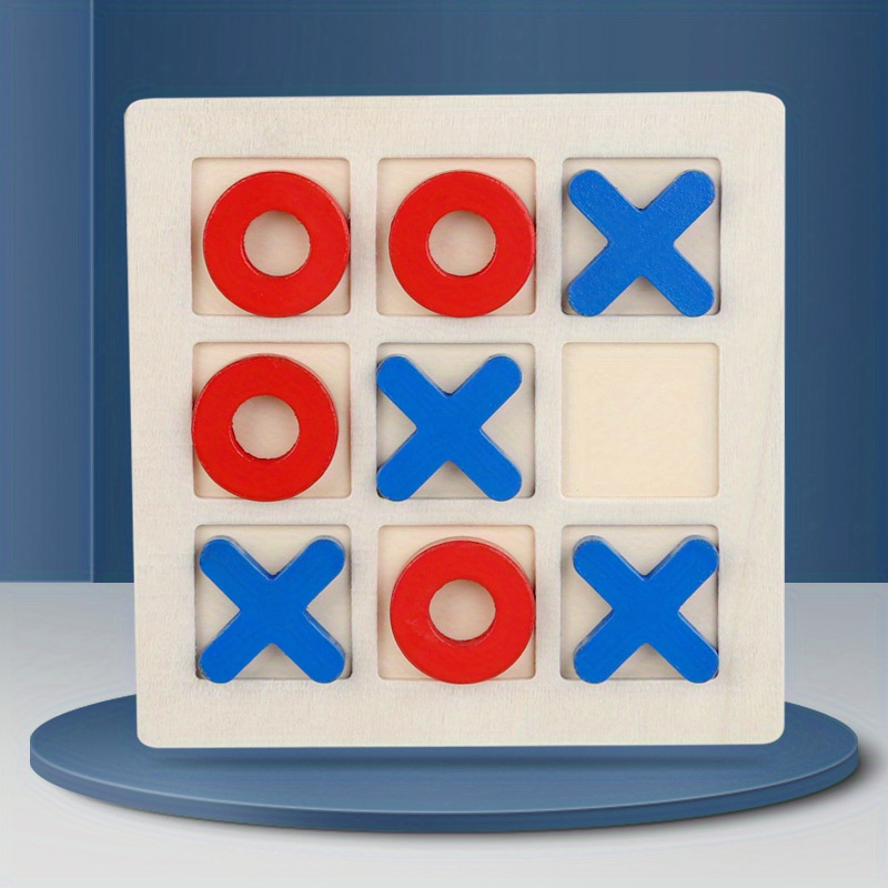 1 Caixa Tic Tac Toe Jogo De Tabuleiro Jogo De Quebra-cabeça Jogo De Mesa  Adequado Para Reunião De Família Eva Material Não É Fácil De Danificar