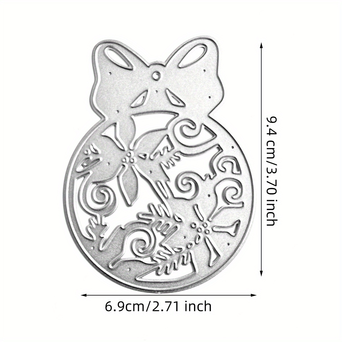 metallskjærematriser sjablonger julestil julekule - Temu Norway, image size:1200x1200