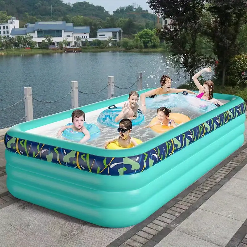 1 Pc 4 étages piscine d'été piscine gonflable adulte anneau - Temu