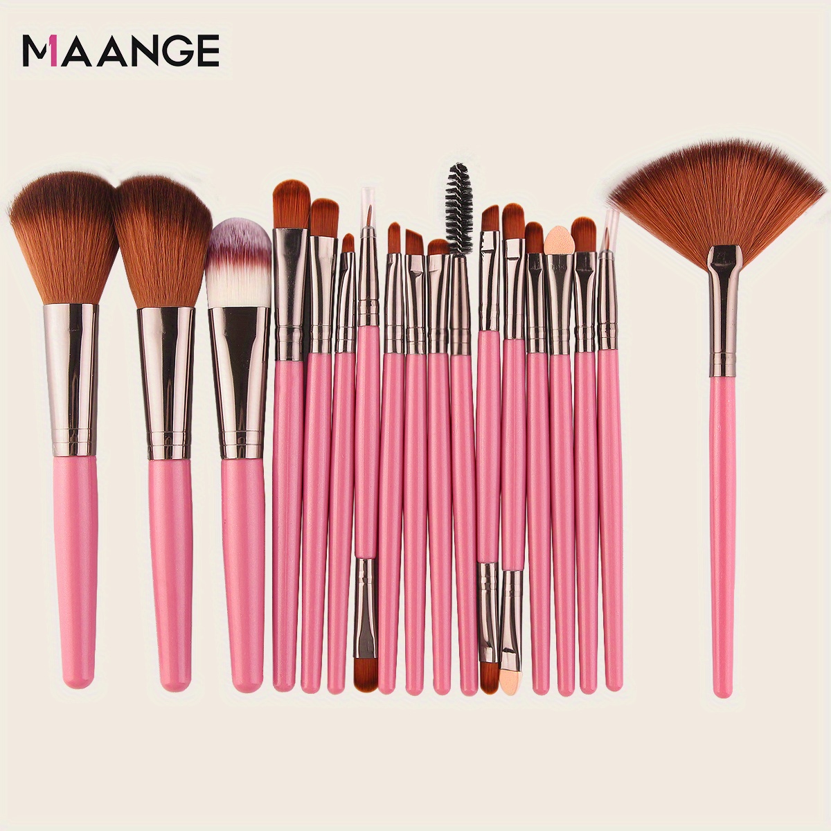 Complete Function Makeup Brush Kit Premium Synthetic - Temu