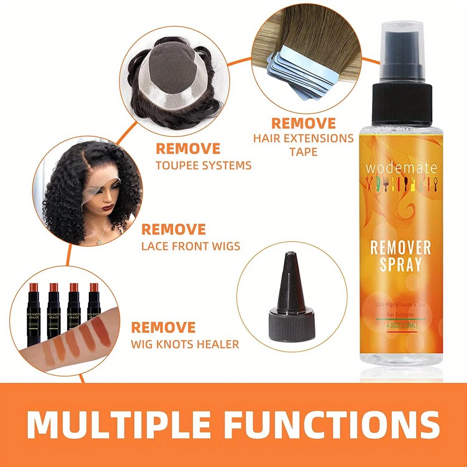 Tape In Extension Remover Fast Acting Glue Remover Spray Temu Australia