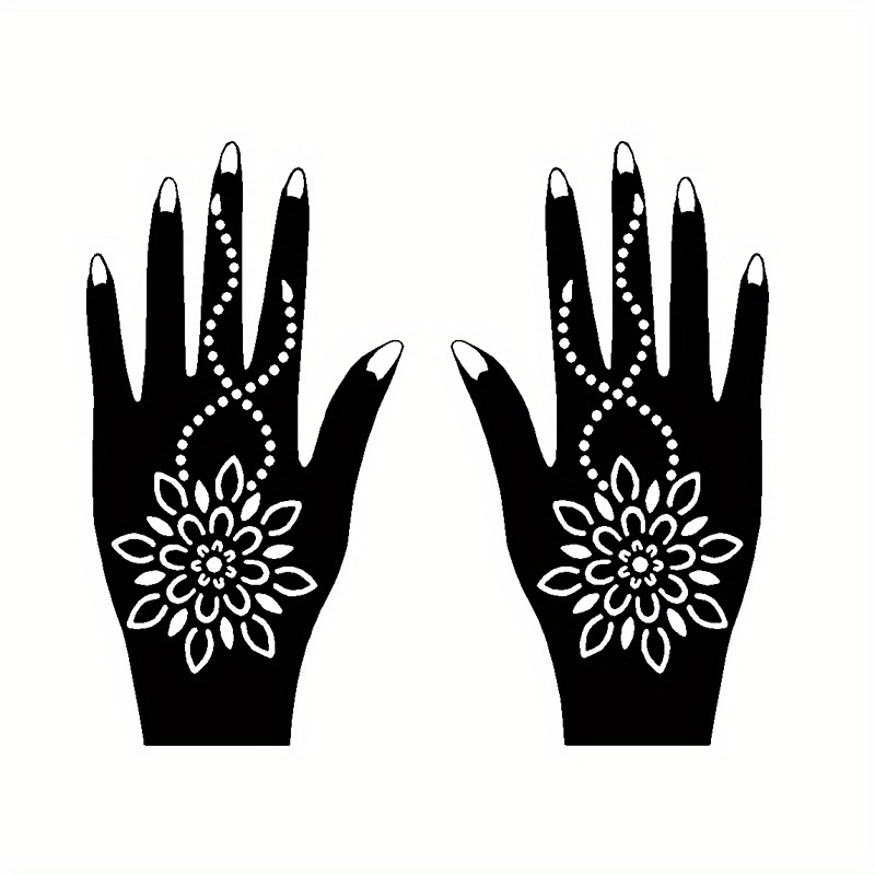 Tattoo Stencil Kit,2 Sheets Flower Pattern Tattoo Stencils for Women and  Girls,Reusable Henna Stencils For Hand,Diy Tattooing Template,Tattoo  Stickers for Face Paint Body Art Black Friday