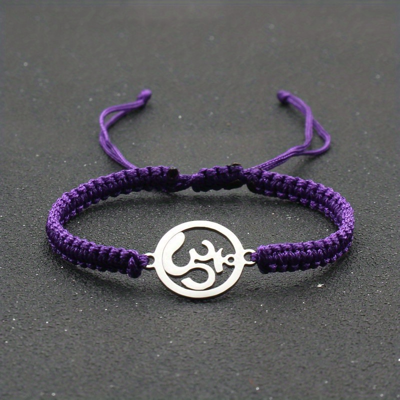 Stainless Steel OM Bracelet for Couples