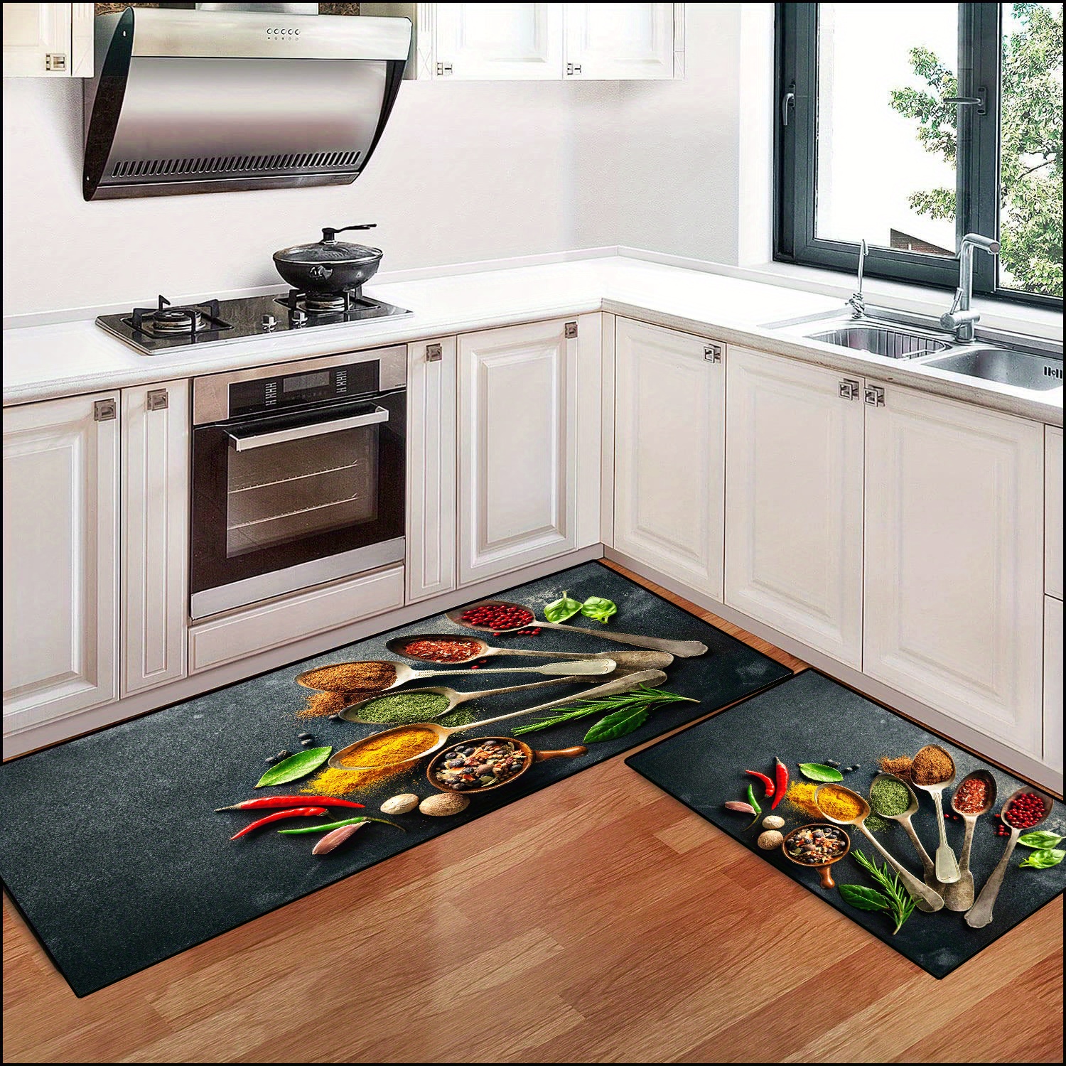 Super Absorbent Waterproof Kitchen Rug Set - Anti-fatigue Runner And  Bedside Carpet For Farmhouse Home, Kitchen, Hallway, Sink, Laundry -  Oil-proof And Non-slip - Temu