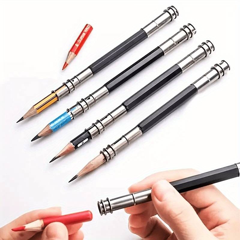 Adjustable Metal Pencil Extender For Artists Pencil Pull Pro - Temu France