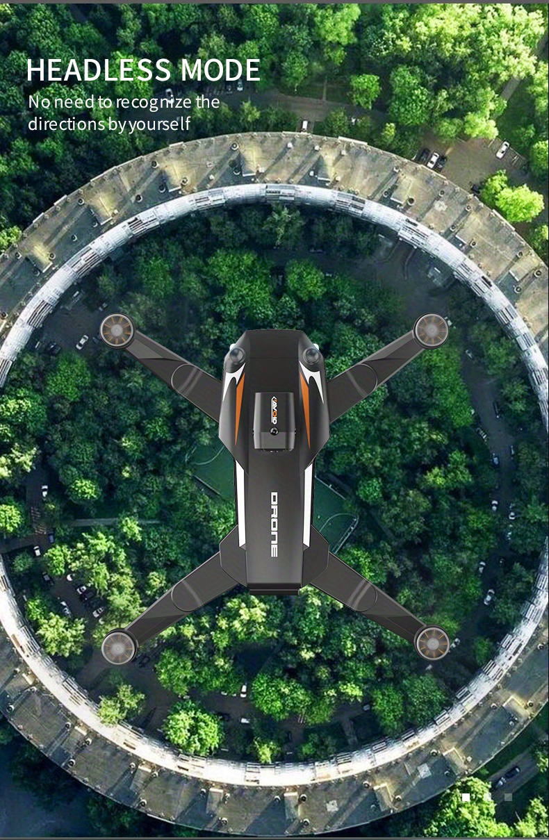 large obstacle avoidance drone hd dual cameras gps one key take off return app control auto return high low speed switching headless mode orbit flight gps owner tracking details 15