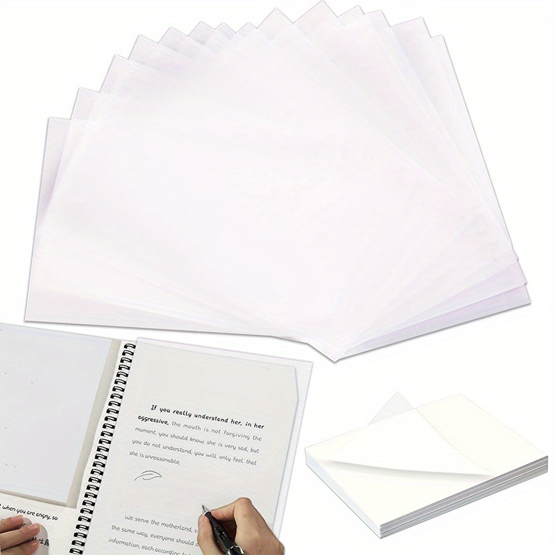 100 Sheet Drafting Vellum Paper White Drawing Paper Kids Vellum Paper  Sheets Kids Paper Pad Transfer Paper Sketching Paper Pad - AliExpress