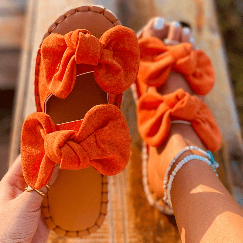 Cute orange online sandals