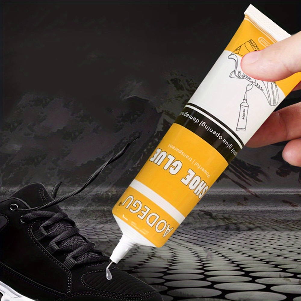 Adhesivo de reparación de suela de pegamento para zapatos, kit de pegamento  transparente impermeable para reparación de zapatos deportivos, botas de
