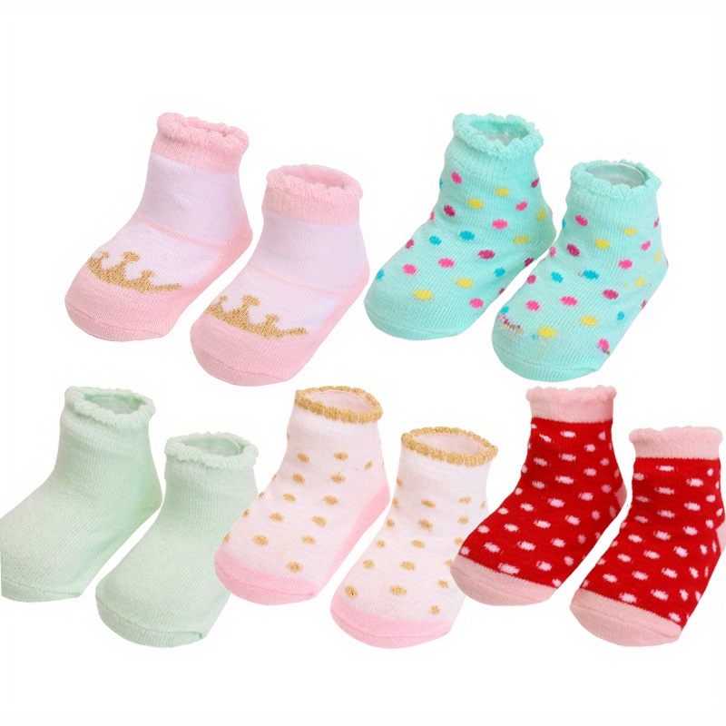 Chaussettes bébé - lot de 5 paires - coton - Desmazieres-Drino