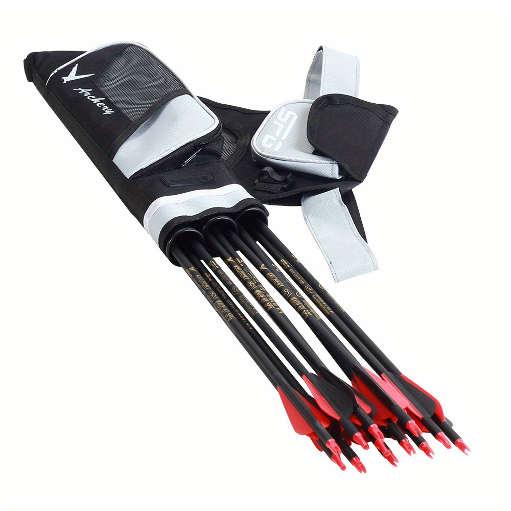 3 tube Archery Hip Quiver Arrows Waist Hanged Arrow Carrier Temu