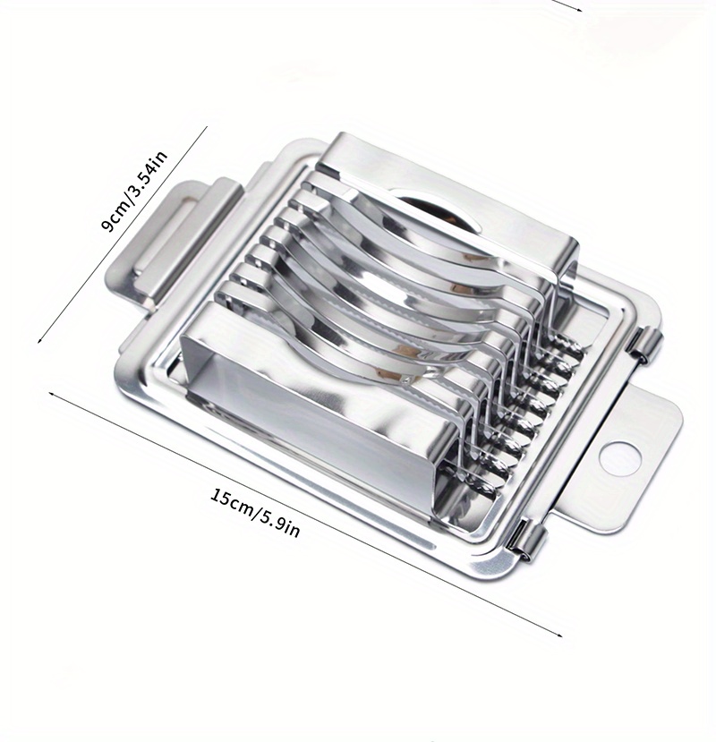 1pc egg slicer hard boiled eggs slicers egg cutter creative egg slicer kitchen egg cutter food slicers   household stainless steel egg slicers kitchen tools kitchen supplies details 9