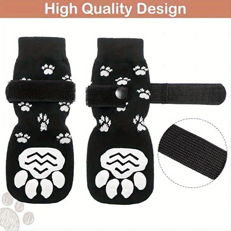 4pcs Non Slip Waterproof Pet Socks Dogs Cats Perfect Outdoor Activities  Protecting Paws Injuries, Today's Best Daily Deals