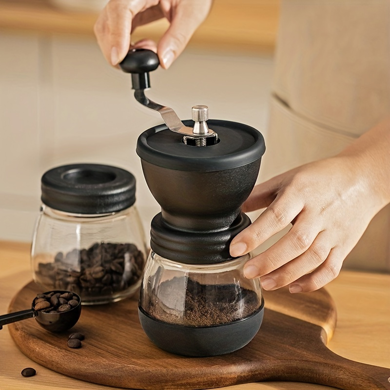 Bean Grinder Coffee Pot Set Coffee Bean Press Pot Bean - Temu
