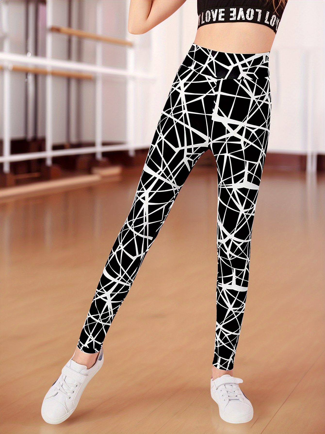 Patterned Leggings Leggings for Women Yoga Pants Workout Exercise