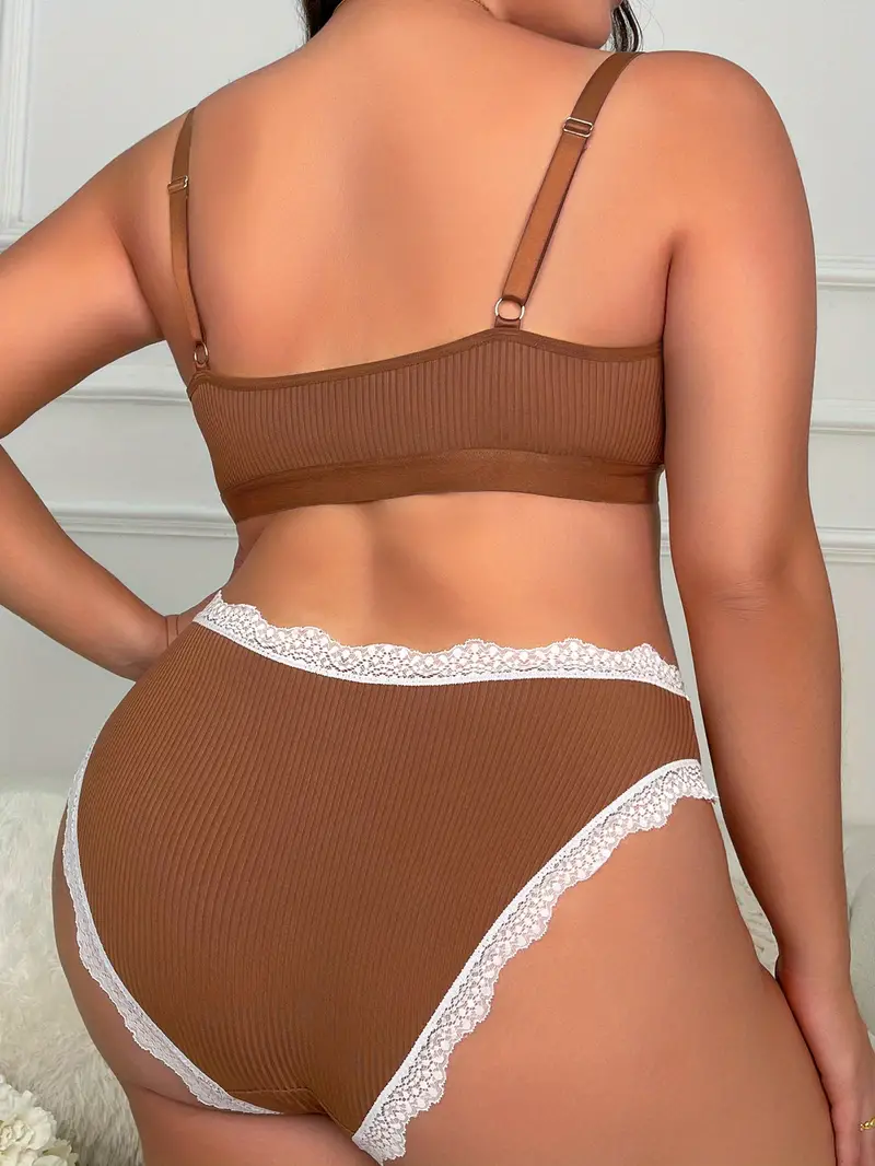 Buy True Meaning Sexy Women's Plus Size Lace Underwear Thin Bra Sets Online  at desertcartEcuador